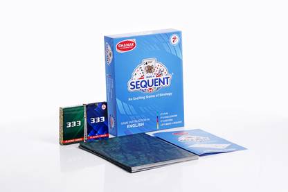 CHANAK Make A Sequent Board Game,Plastic Chips & Cards for Kids,Logic Challenging Game Money & Assets Board Game