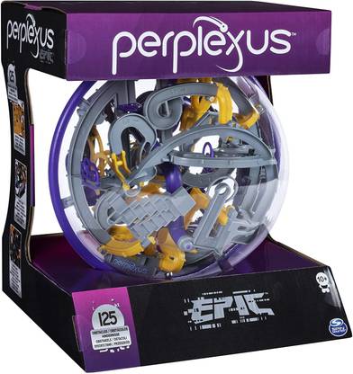 SPIN MASTER Perplexus Epic Challenging Interactive Maze Game with 125 Obstacles Board Game Accessories