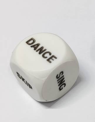 MOREL PLASTIC GAME DICE FOR GAME PARTY DANCE, TRUTH, DARE, SING, ACTING SKIP 6 SIDE Party & Fun Board Game
