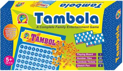 Young Wheels Tambola Housie Game - 600 Tickets and 90 Number Tiles for Kitty Party Adults Party & Fun Board Game