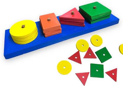 FUN CLASSIC TOYS Wooden_Shape_Shoter Educational Board Games