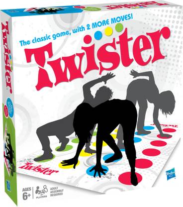 MOONZA Twister Board Game Spinner Game of Twister The Classic Game With 2 More Moves Board Game Accessories