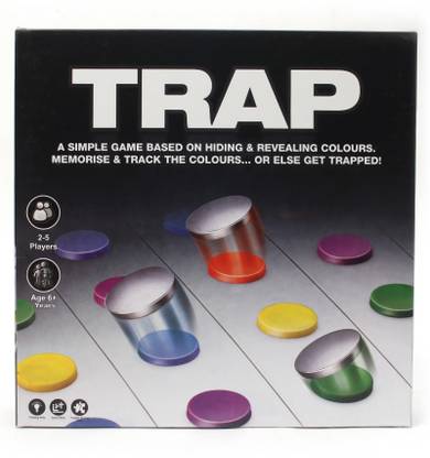 zokato Trap Board Game of Hiding & Revealing - Colour - Multicolour . Board Game Accessories