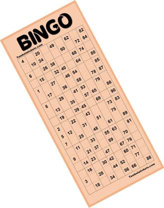 Tambola Tickets Classic grid Tambola Housie Bingo Tickets ( 24Cards,Printed on Hardsheet):CA419 Board Game Accessories