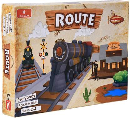 Folks Work Gifting Destination Route Board Game Strategy & War Board Game