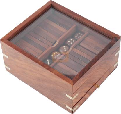 ORTUS 3-in-1 Parlour Game Set | 28 Dominoes, 9 Tic-Tac-Toe Tokens & 5 Wooden Dice Educational Board Games