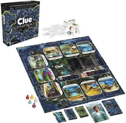 HASBRO GAMING Clue Conspiracy Board Game for Adults and Teens Strategy & War Board Game