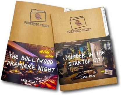 Forensic Files The Bollywood Premiere Night & Murder in The Startup City-Mystery Game Combo, Party & Fun Board Game