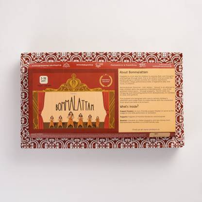 Chittam Bommalattam - Indian Puppet kit to Tell The Stories of Pancha Pandavas Educational Board Games