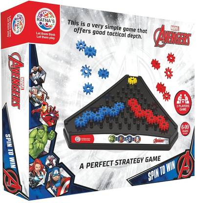 Kidziit Spin to Win Avengers a Perfect Strategy Game Board Game Accessories