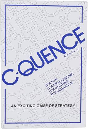 Olympia Games and Toys Card Game with Folding Board Make A C-Quence Family Card Game Party & Fun Board Game
