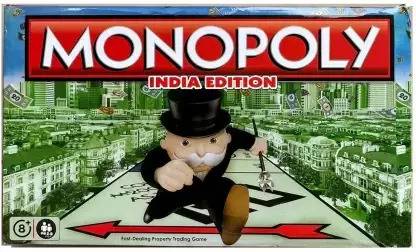 Tarak MONOPOLY India Edition Game, Board Game for Familys, Monopoly India Edition Party & Fun Board Game