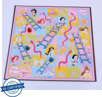 FUNSKOOL Disney Princess Snakes & Ladders Party & Fun Board Game