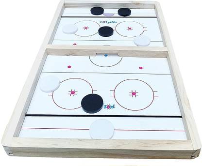 Muren Home Table Sling Hockey Tokens Wooden Lightweight For Kids Party & Fun Board Game