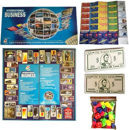 dp tools International Business game Learn Trading & Other Systems of Buying and Selling Money & Assets Board Game