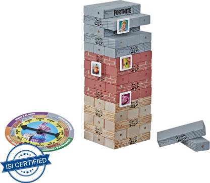 HASBRO GAMING Jenga: Fortnite Edition Game, Wooden Block Stacking Tower Game for Fortnite Fans, Ages 8 and Up Strategy & War Board Game