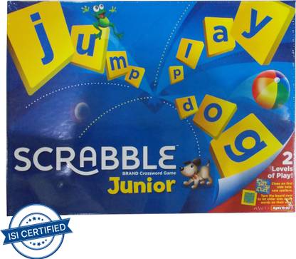 Mattel Junior Scrabble Crossword Board Game