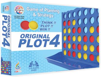 RATNA'S Original Plot-4 Think,Plot,Win Strategy & War Games Board Game (1938) Strategy & War Board Game