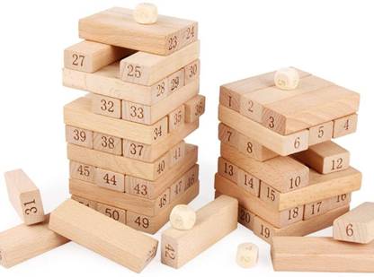 Carlos JENGA Blocks game FOR KIDS Board Game Accessories
