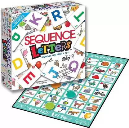 SR Toys Sequence Game, Sequence Board Games for Kids Party & Fun Games Board Game Party & Fun Board Game