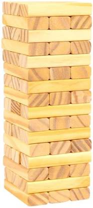 dp tools Tipsy Tower Game 54 Pieces (Wooden) Party & Fun Board Game