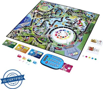 HASBRO GAMING The Game of Life Electronic Board Game,Electronic Banking Unit,Bank Cards Money & Assets Board Game