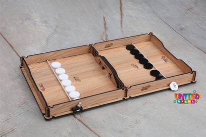 UnitedMaama Sling Puck Game for Kids No.1 Choice Challenging Slingshot Games 40 cm Carrom Board