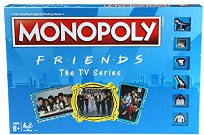Monopoly Friends the TV Series Edition Board Game; Game for Friends Fans Party & Fun Board Game