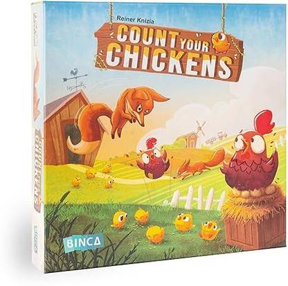 Binca Count Your Chickens Educational Board Games