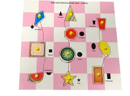 MOJOPANDA Shape Identification Board Game Educational Board Games
