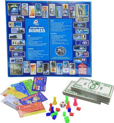 Tumtafa Premium Quality International Business (best for playing with family) Money & Assets Board Game