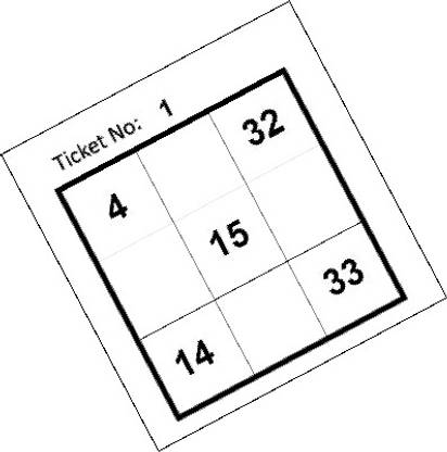 Tambola Tickets Tambola 1-30 Tambola Housie Bingo Tickets ( 36Cards,Printed on Hardsheet) Board Game Accessories