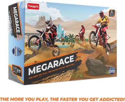 फंस्कूल MEGA RACE GAME -9583300 बोर्ड गेम