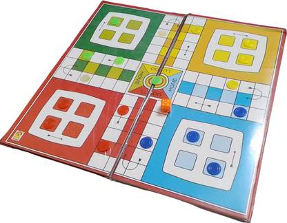 AKFLICKS The Little Legend Ludo Board Game With Snakes & Ladders Party & Fun Board Game