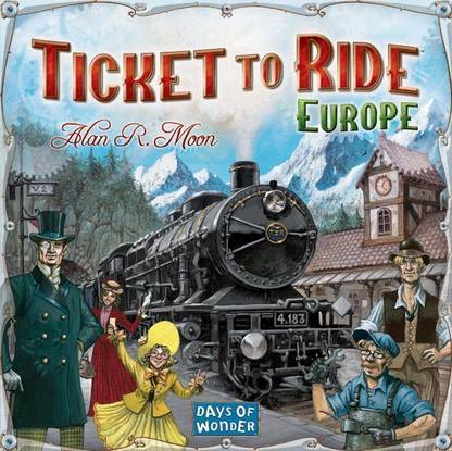 Days Of Wonder Ticket To Ride Europe Party & Fun Board Game