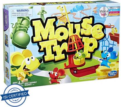 HASBRO GAMING Mouse Trap for Kids Classic Party & Fun Board Game