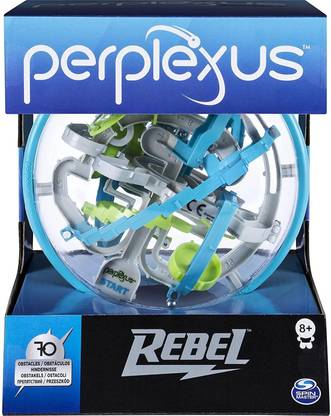 FUNSKOOL Perplexus Rebel, 3D Maze Game With 70 Obstacles For Ages 8+ Strategy & War Board Game