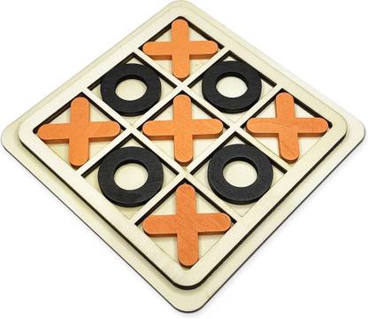 Kafron Tic Tac Toe Game Classic Board Game | Cross and Zero Game Party & Fun Board Game