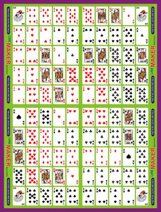 Vora LINE MAKER SEQUENCE GAME Board Game Accessories