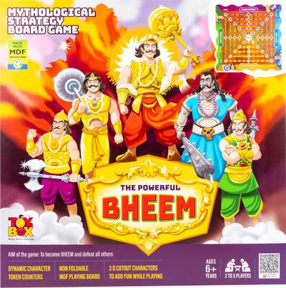 TOYZTREND The Powerful Bheem (4268) Mythological Strategy & War Board Game
