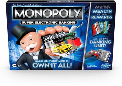 NEEVA ENTREPRISE Monopoly-Super Electronic Banking Board Game, Cashless Tap Technology Word Games