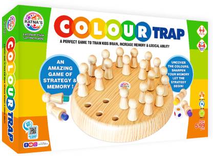 RATNA'S Colour Trap Party & Fun Games Board Game (1943) Party & Fun Board Game