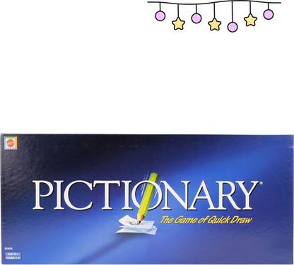 Zuuluzrs Pictionary The Game of Quick Draw Board Game, Quick Sketches Crazy Guesses Board Game Accessories