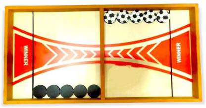SARASI 3 In 1 Fastest Finger Game [Fastest Finger & Ludo, Slider Ladder]String Hockey Air Hockey Board Game