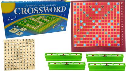 SAFESEED New Edition Crossword Board Game Educational Spelling Crossword Puzzle Game Word Games