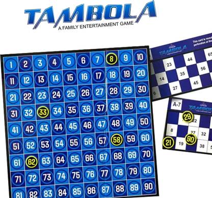 Dots Premium Quality Housie Game|tambola game set for parties Party & Fun Board Game Party & Fun Board Game