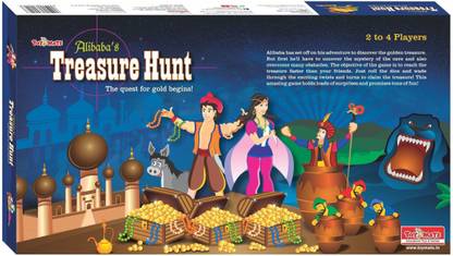 Toymate Alibaba's TREASURE HUNT- A new concept family board game age 6 years to adult. Party & Fun Board Game