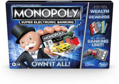 मोनोपोली Ultimate Rewards Board Game,Electronic Banking Unit for Ages 8 and Up बोर्ड गेम