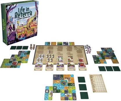 HASBRO GAMING Life in Reterra Strategy Board Game Party & Fun Board Game