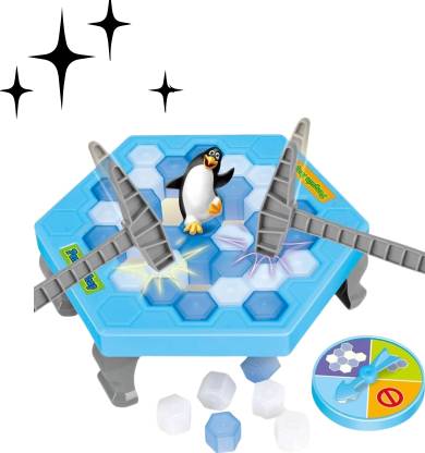 Zuuluzrs Mini Table Games Balance Ice Cubes Save Penguin Fun Games Party & Fun Board Game